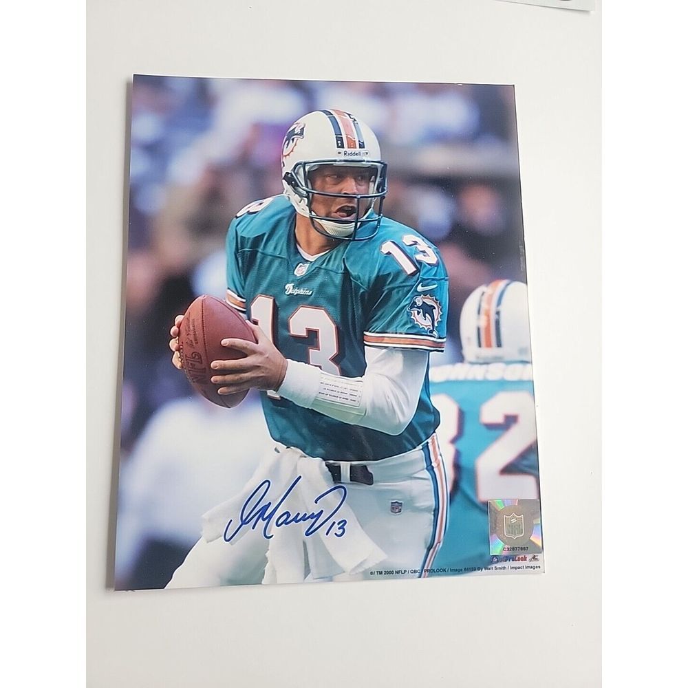 Dan Marino Autographed‎ 8x10 Photo With Certificate Of Authentication
